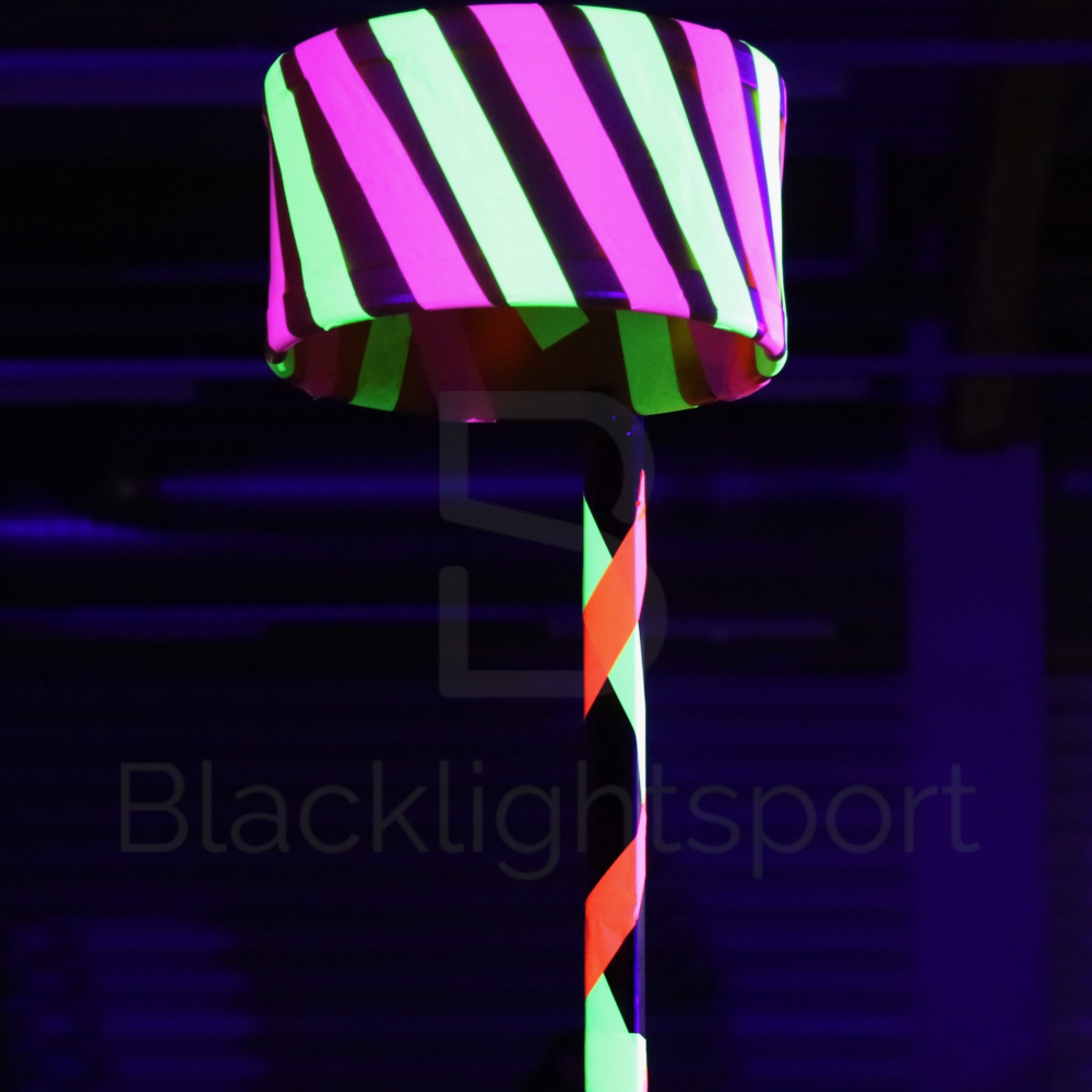 Blacklight glow in the dark korfbal korf